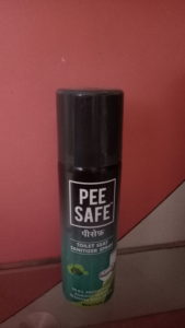 Pee safe sanitizer